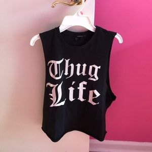 CLOSING CLOSET SALE thug life tank